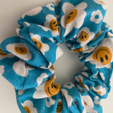 Aqua Smiles Scrunchie