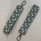 Olive Checkered Keychain