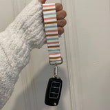 Multi Stripe Keychain