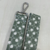 Olive Checkered Keychain