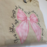Proverbs Bow T-shirt