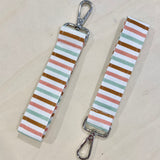 Multi Stripe Keychain