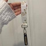 Simple Beige Keychain