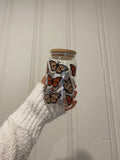 Boho Butterflies Glass Tumbler