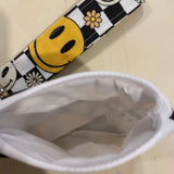 Checkered Smiles Keychain Set