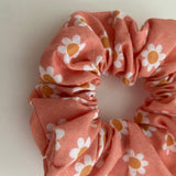 Coral Pink Scrunchie