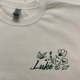 Wildflowers White Crewneck Sweatshirt