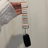 Multi Stripe Keychain