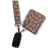 Mocha Brown Keychain Set