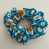 Aqua Smiles Scrunchie
