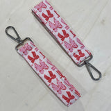 Pink Keychain with Bows
