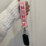 Pink Keychain with Bows