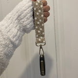 Retro Tan Keychain