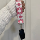 Retro Pink Keychain