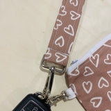 Mocha Brown Keychain Set