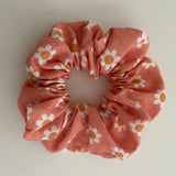 Coral Pink Scrunchie