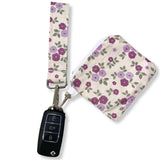Purple Lilac Keychain Set