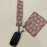 Mocha Brown Keychain Set