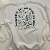 Wildflowers White Crewneck Sweatshirt