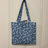 Aqua Blue Tote Bag