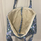 Aqua Blue Tote Bag