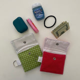 Key Ring Mini Wallet Solids