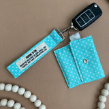 Keychain and Mini Wallet Pouch