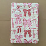Bible Cover Sleeve, Handmade Pink Bows