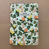 Bible Cover Sleeve, Handmade Citrus Orange Pattern