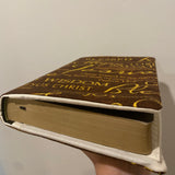 Handmade Bible Cover with Jesus Salvation lettering