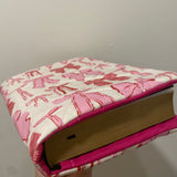 Bible Cover Sleeve, Handmade Pink Bows
