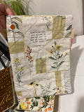 Bible Cover with Corinthians Verse Scripture Floral