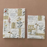 Bible Cover with Corinthians Verse Scripture Floral
