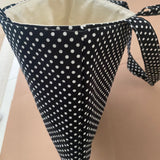 Black Polka Dot Tote Bag