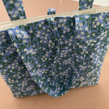 Aqua Blue Tote Bag
