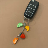 Keychain with Charms (Fruits Theme)