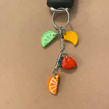 Keychain with Charms (Fruits Theme)