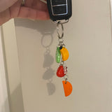 Keychain with Charms (Fruits Theme)