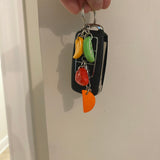 Keychain with Charms (Fruits Theme)
