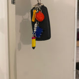Keychain with Charms (School Theme)
