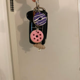 Keychain with Charms (Coffee Theme)