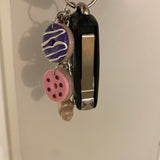 Keychain with Charms (Coffee Theme)