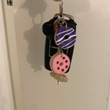 Keychain with Charms (Coffee Theme)