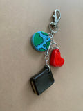 Keychain with Charms (Bible Theme)