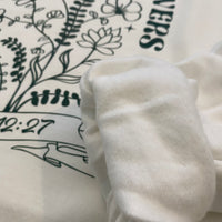 Wildflowers White Crewneck Sweatshirt