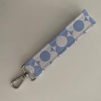 Retro Blue Keychain