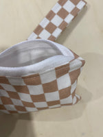 Caramel Checkered Keychain Set