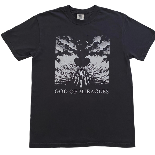 God of Miracles Gray T-shirt