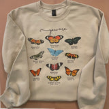 Butterfly Bible verse Sweatshirt Crewneck