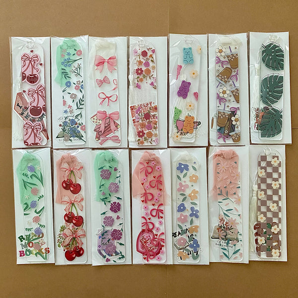 Acrylic Bookmarks, Reading Essential
